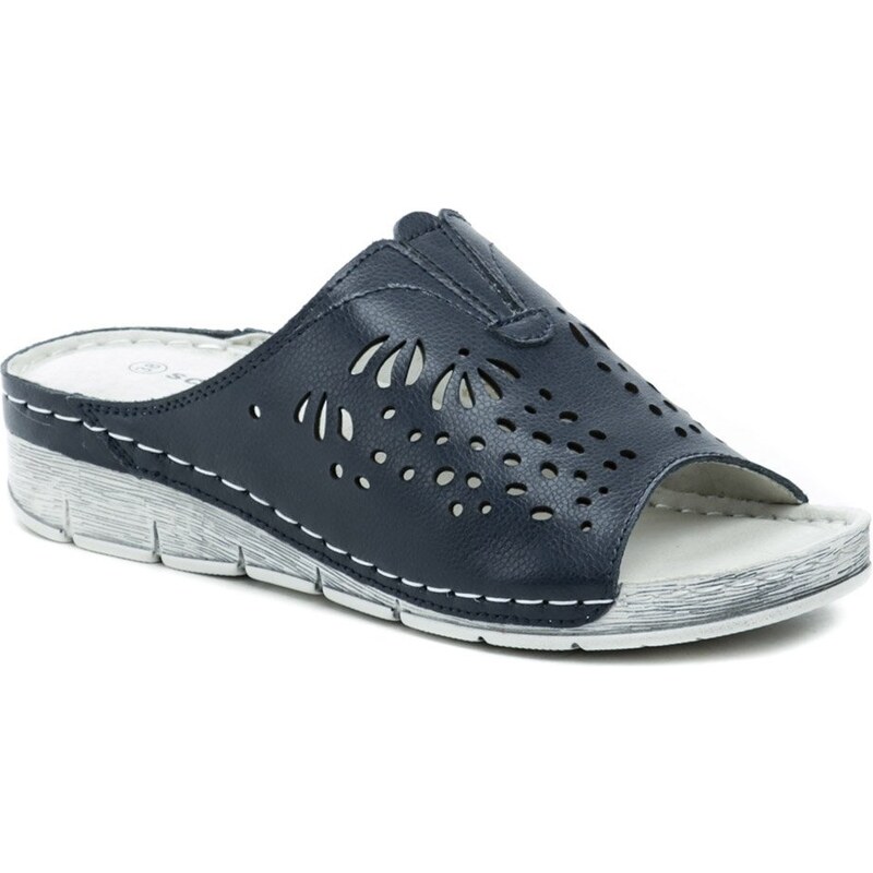 Scandi 241-2050-D1 navy dámske nazúvaky 43040852