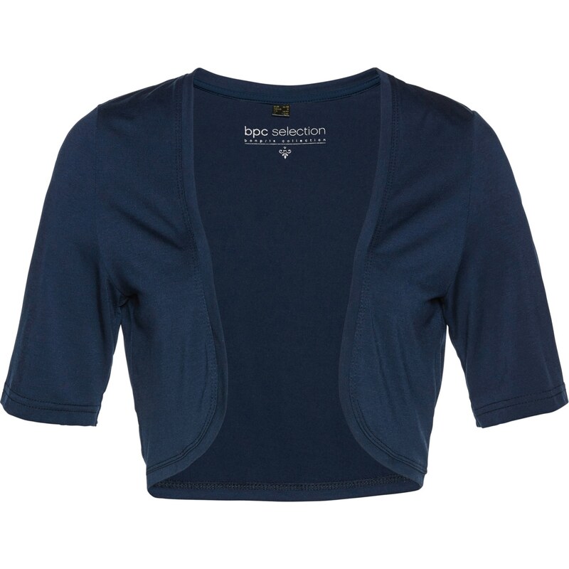 bonprix Úpletové bolero, farba modrá 57808066