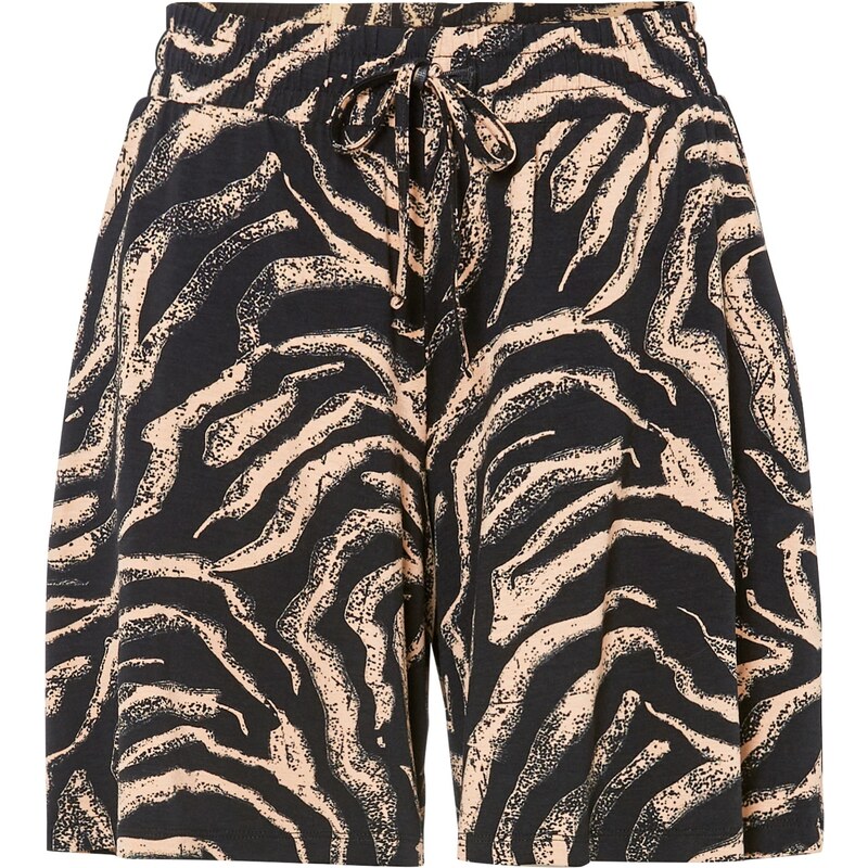 bonprix Džersejové šortky s pohodlným pásom, farba čierna 44796208