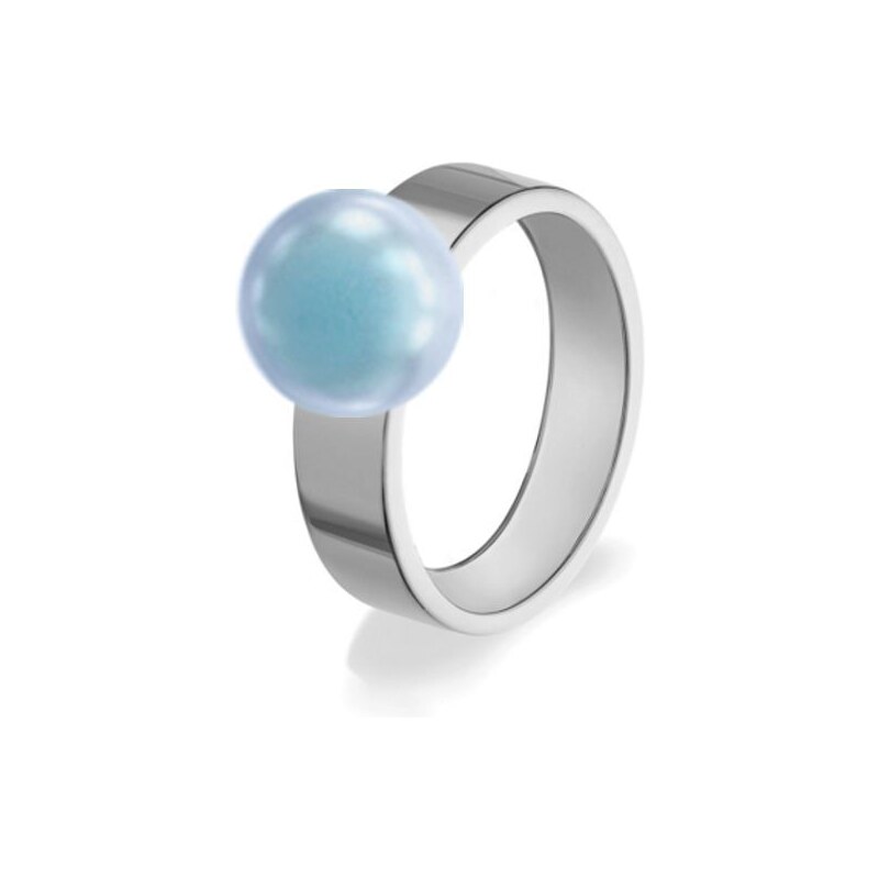 SWAROVSKI Elements Swarovski e. prsteň Private Beach s modrou perlou 43072152