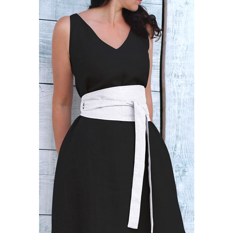 Široký 100% lanový opasok Lotika Premium quality 67492018