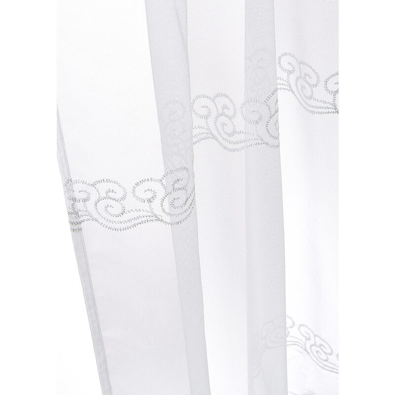 bonprix Žakárová záclona, farba biela, rozm. D/Š: 145/300 cm