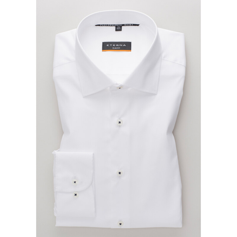 ETERNA Slim Fit pánska strečová košeľa formálna biela Easy Care 22162696