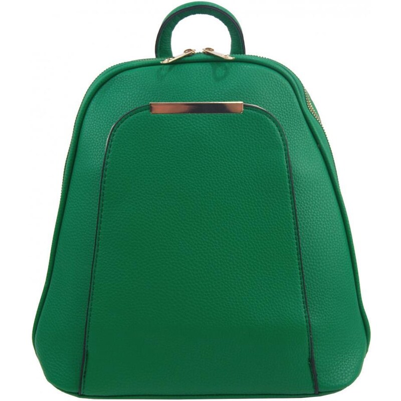 Jessica Bags Elegantný menší dámsky batôžtek / kabelka zelená 43587653