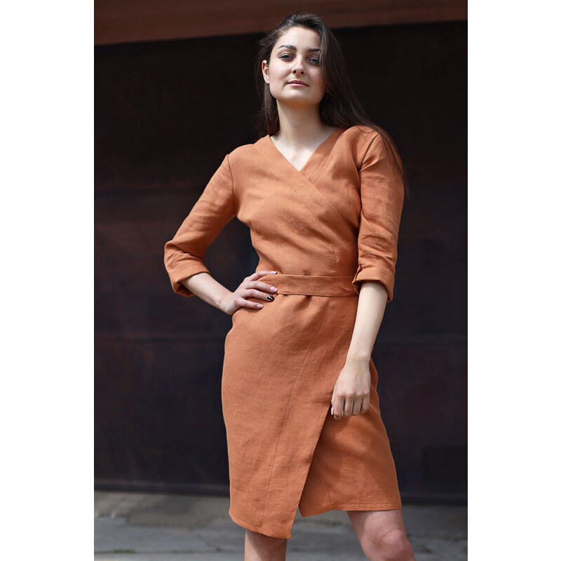 Autorské šaty Lotika zo 100% konope 49240835