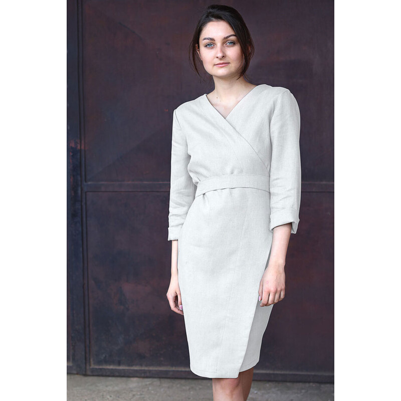Autorské šaty Lotika zo 100% konope 49240834