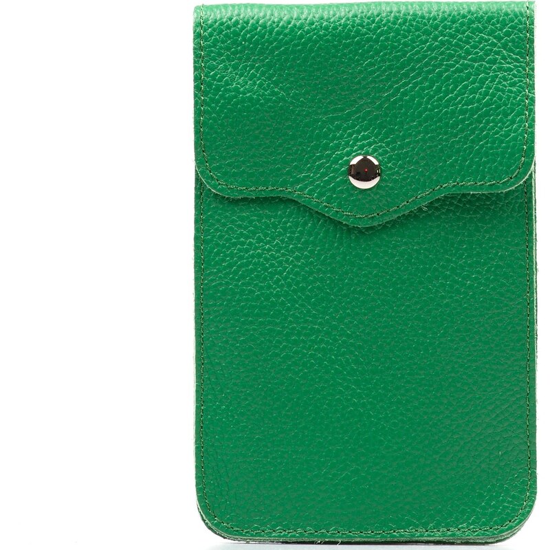 Blaire Kožená mini kabelka Jessi na telefón zelená 64987925