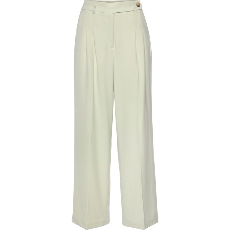 LASCANA Nohavice s pukmi pastelovo zelená 54249505