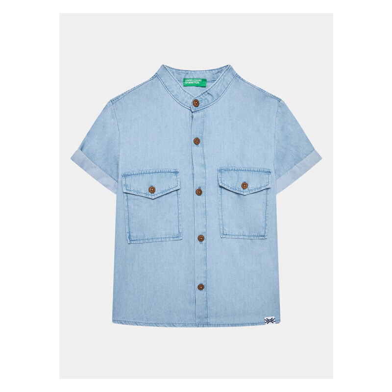 džínsová košeľa United Colors Of Benetton 43039852