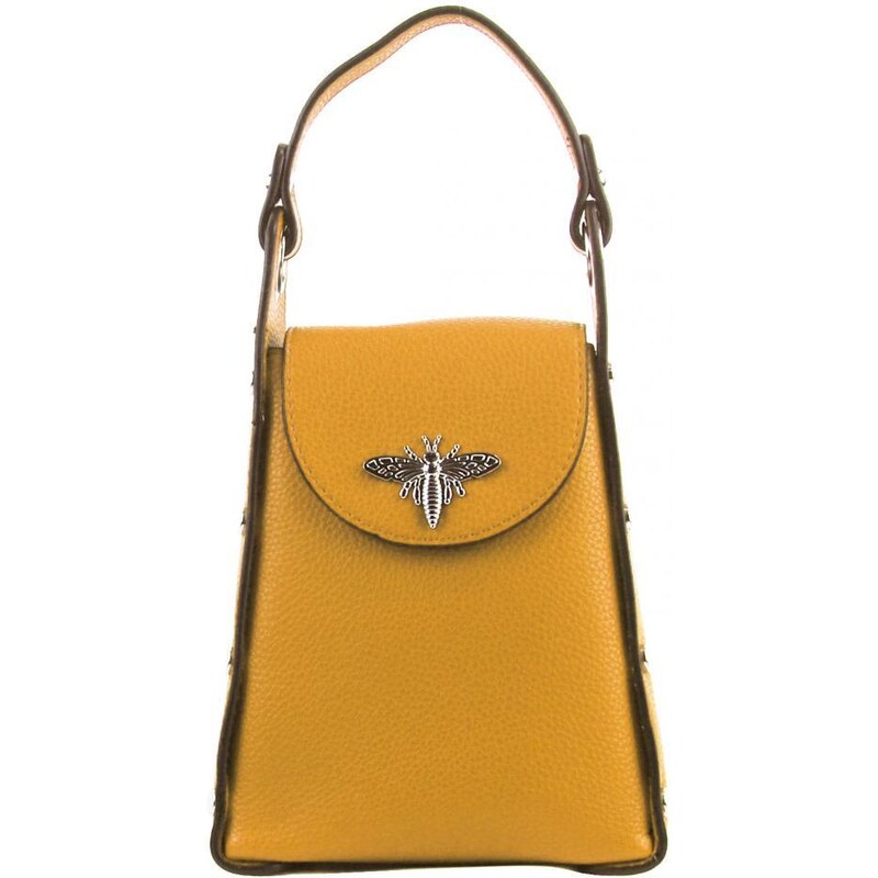 Made in China Menšia dámska kabelka crossbody / do ruky žltá 43587675
