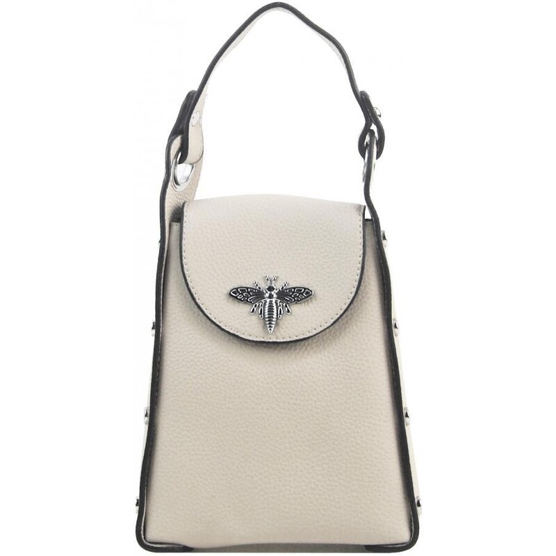 Made in China Menšia dámska kabelka crossbody / do ruky krémová 43587668