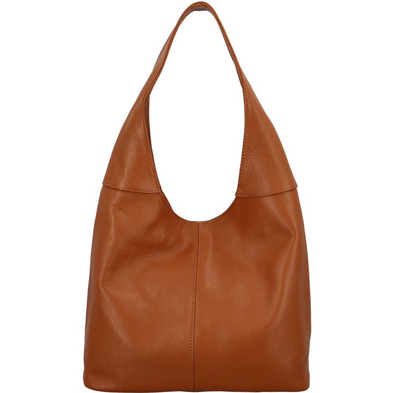 Dámska kožená kabelka cez rameno hnedá - ItalY SkyFull hnedá 43224899