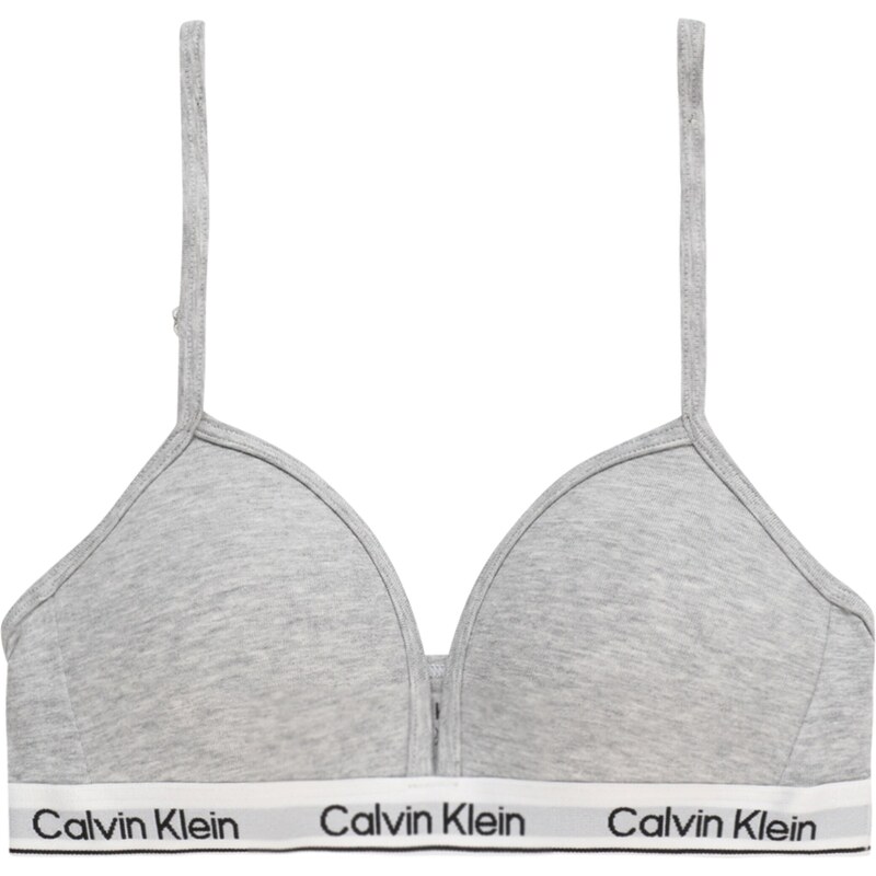 Calvin Klein Underwear Podprsenka sivá melírovaná / čierna / biela
