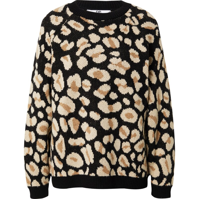 Dorothy Perkins Sveter béžová / svetlohnedá / čierna 54250990