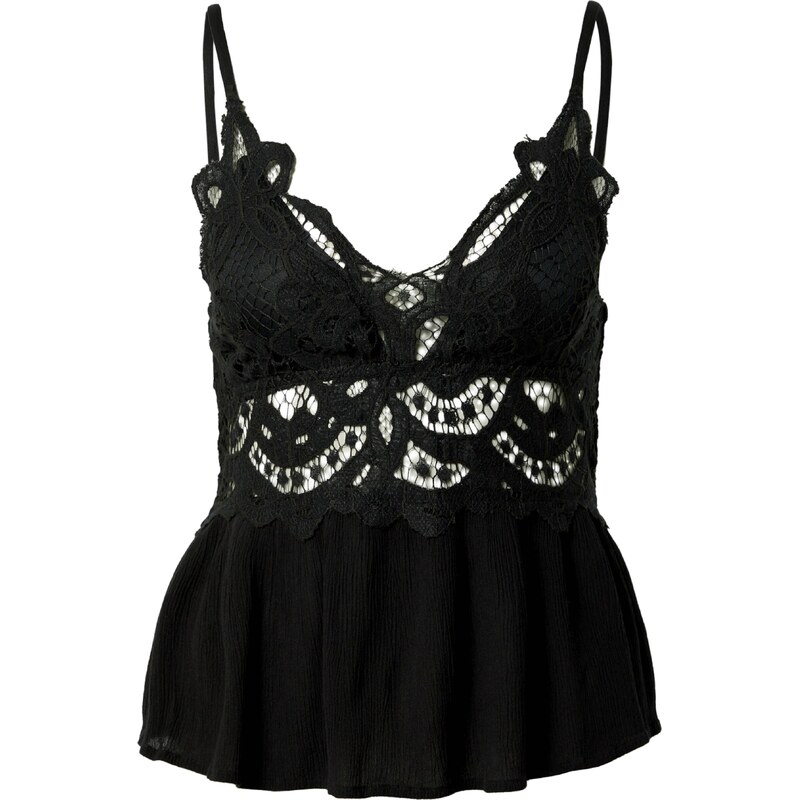 ABOUT YOU Top Halvar čierna 54251063