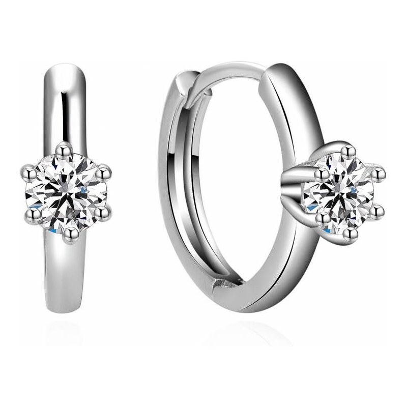 MOISS Pôvabné kruhové náušnice so zirkónmi E0000894 66578761
