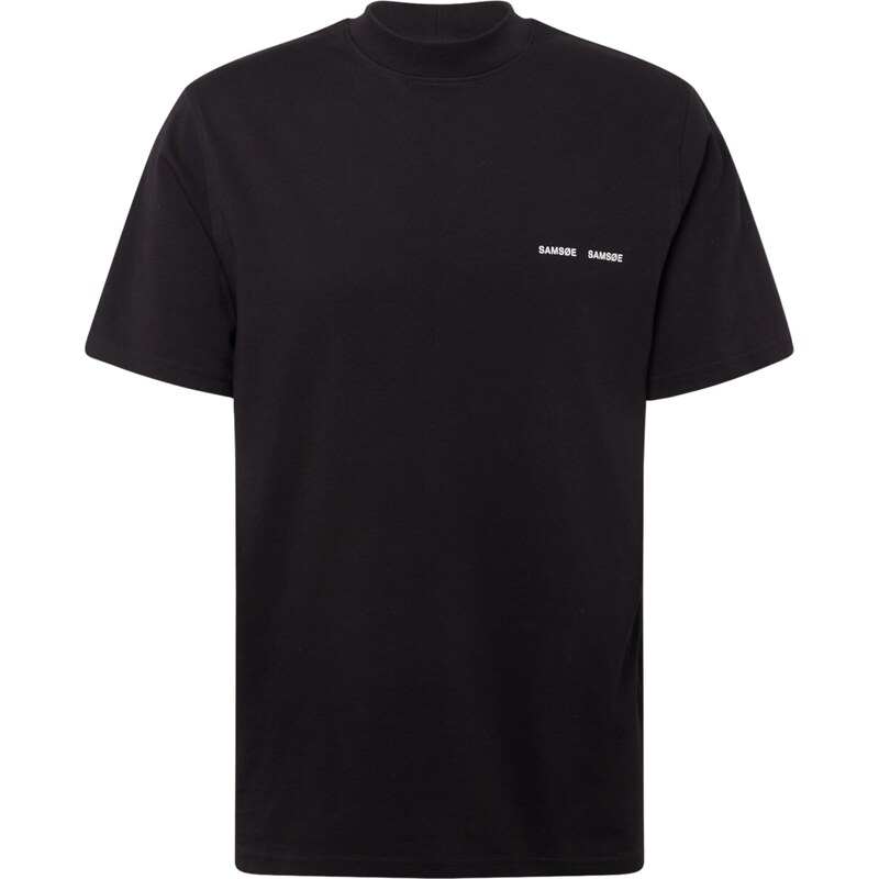 Samsøe Samsøe Tričko Norsbro čierna / biela 44785415