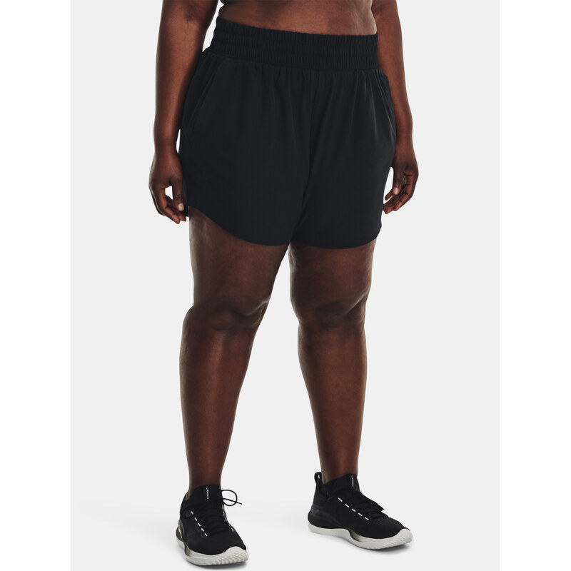 Čierne dámske športové kraťasy Under Armour Flex Woven Short 5in 50673399