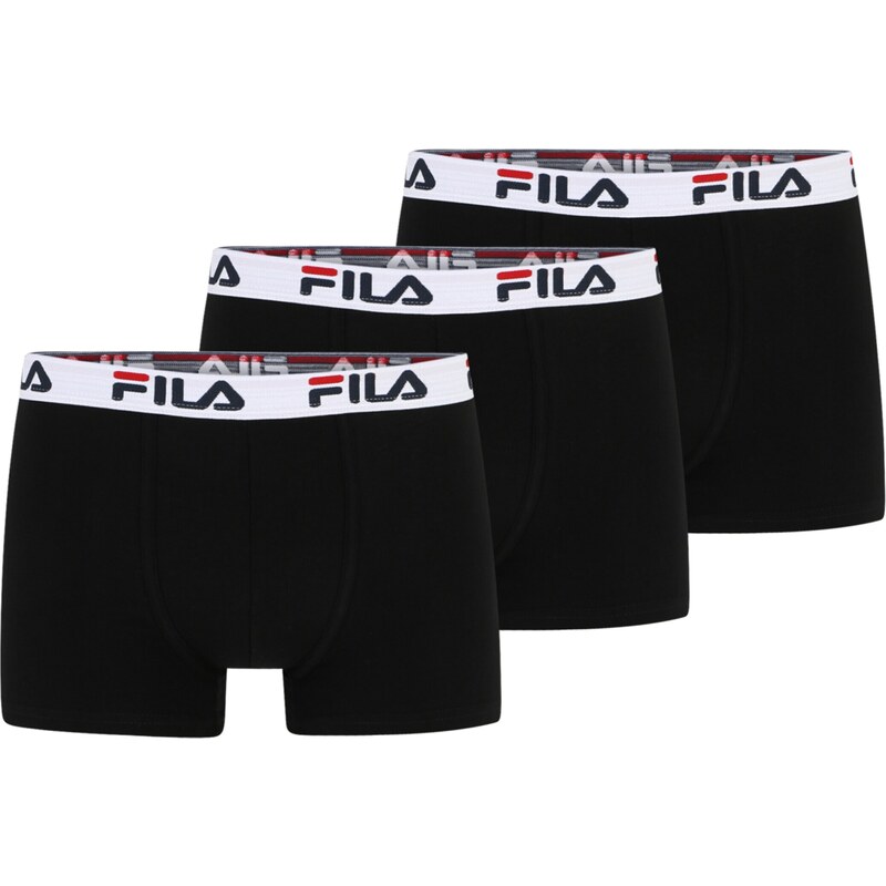 FILA Boxerky červená / čierna / biela 43231964