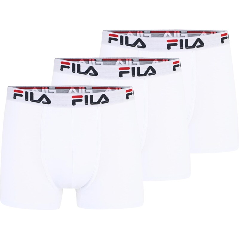 FILA Boxerky ohnivo červená / čierna / biela 43255958