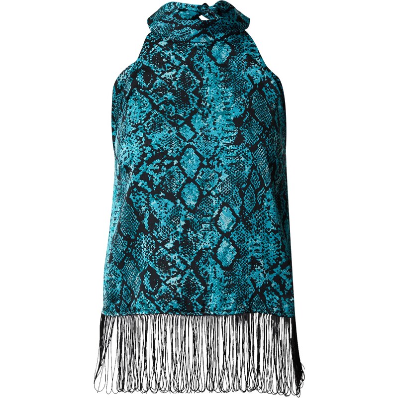 Dorothy Perkins Blúzka modrozelená / čierna 63144216