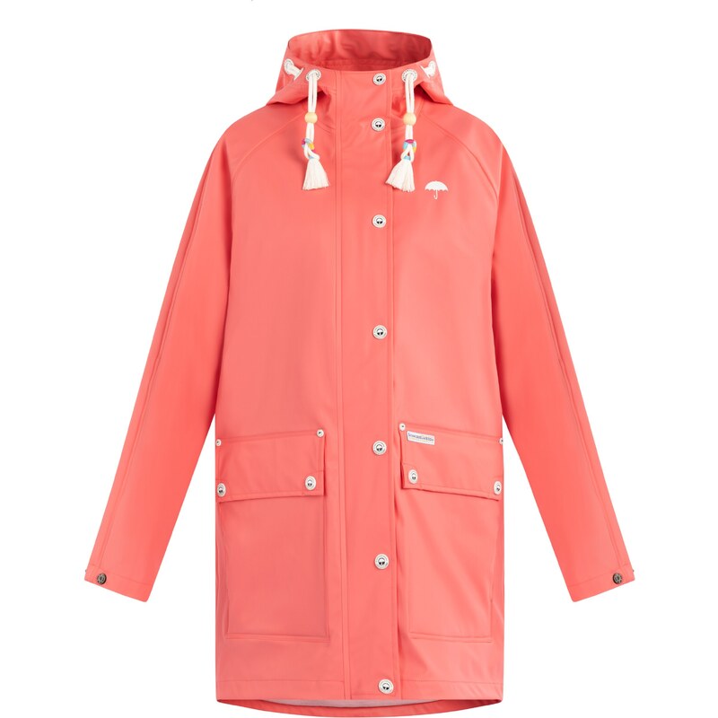 Schmuddelwedda Funkčný kabát Bridgeport koralová 54240270