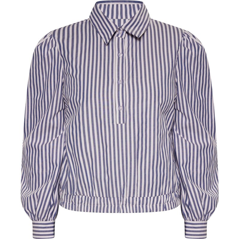 DreiMaster Vintage Blúzka modrá / biela 54243406