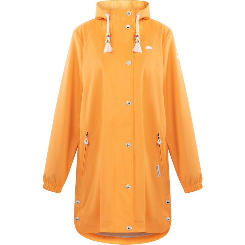 Schmuddelwedda Funkčný kabát pastelovo oranžová 54244312