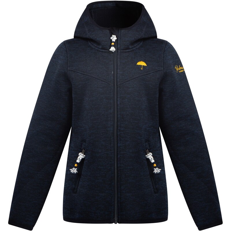 Schmuddelwedda Flisová bunda námornícka modrá / žltá 54244358