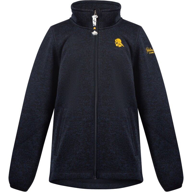 Schmuddelwedda Flisová bunda tmavomodrá / žltá 54244913