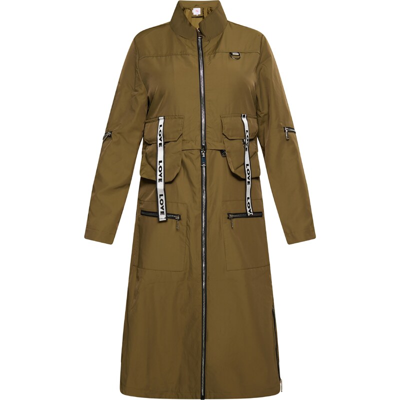 MYMO Prechodný kabát olivová 54245322