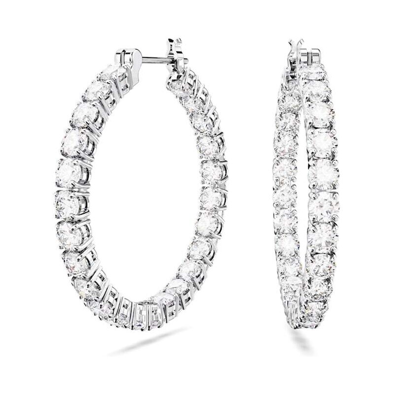 Swarovski Luxusné kruhové náušnice so zirkónmi Matrix 5647715 66584501