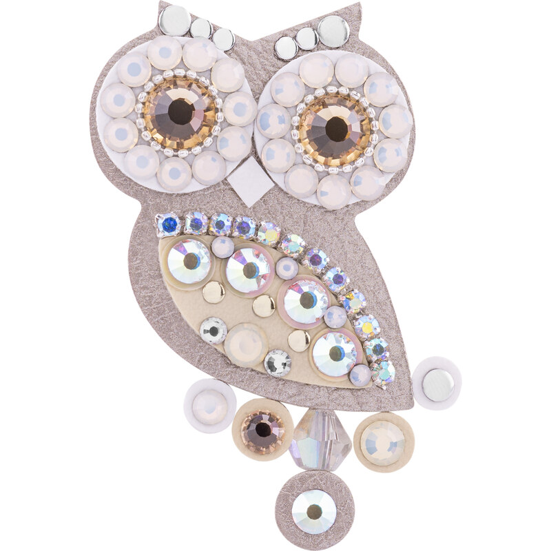 Sovičky Originálna brošňa metalická Sovička 66596179