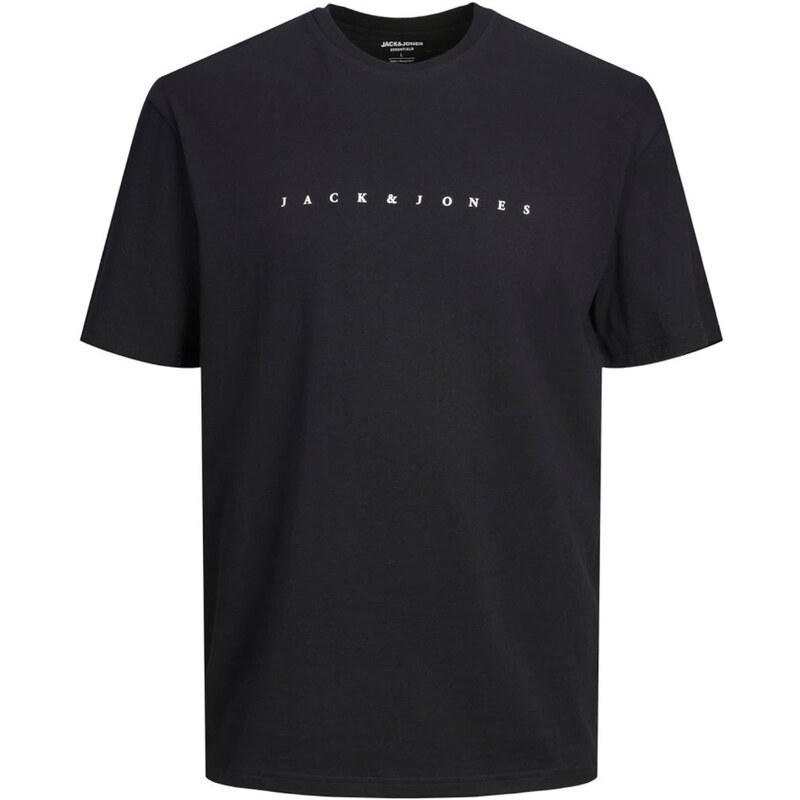 JACK & JONES Tričko JJEStar čierna / biela 43910940