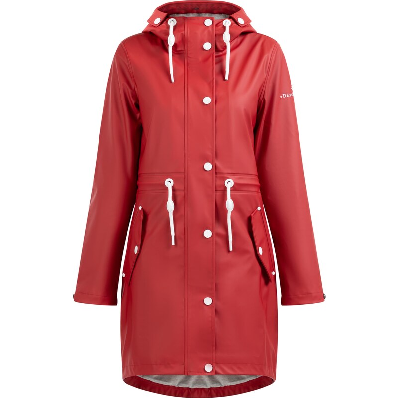 DreiMaster Maritim Funkčný kabát brusnicová / biela 54236142