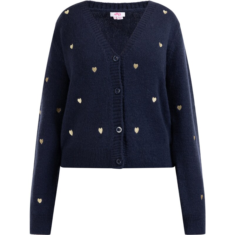 MYMO Kardigán Nolie námornícka modrá / zlatá 54240871
