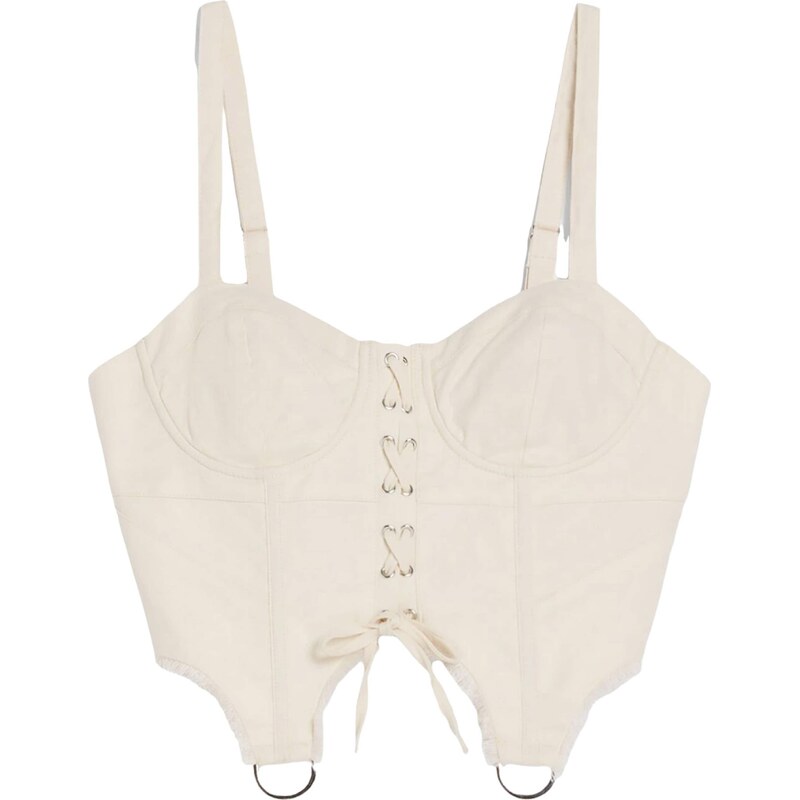 Bershka Top nebielená 54251117