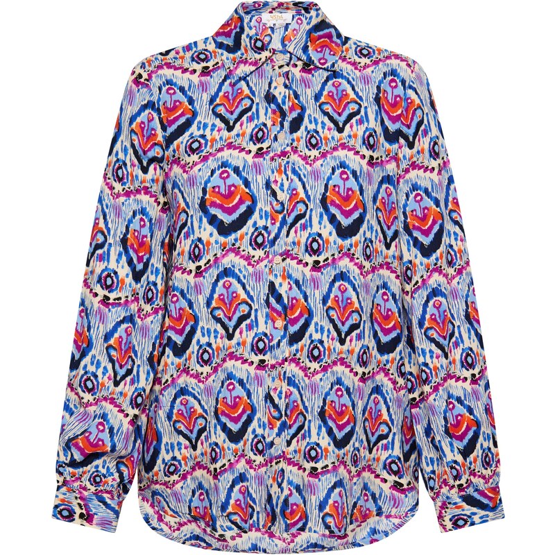 usha FESTIVAL Blúzka modrá / fialová / oranžová / biela 54243596