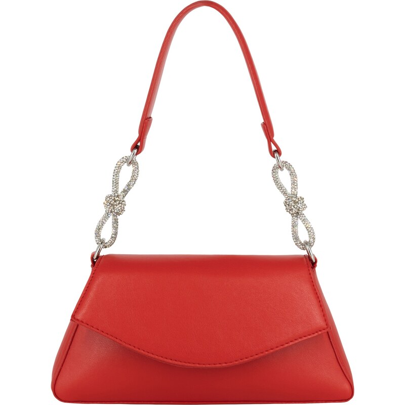 faina Kabelka červená / priehľadná 54243965