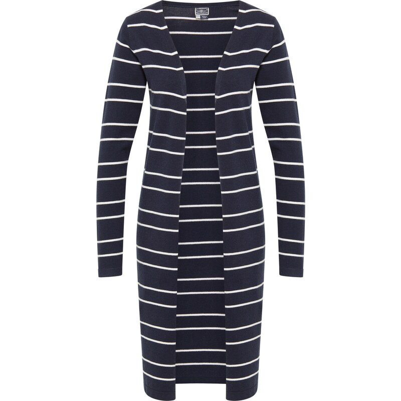 DreiMaster Maritim Kardigán námornícka modrá / biela ako vlna 54244822