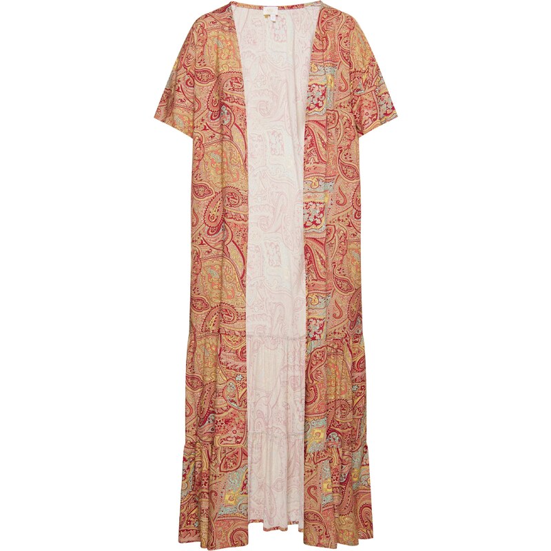 usha FESTIVAL Kimono svetlomodrá / tmavožltá / pastelovo červená / 54245967