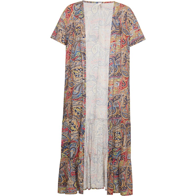 usha FESTIVAL Kimono béžová / modrá / žltá / oranžová 54246030