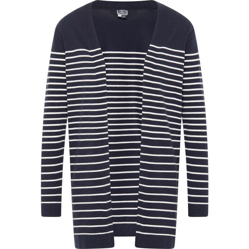 DreiMaster Maritim Kardigán Kilata tmavomodrá / biela 54246271