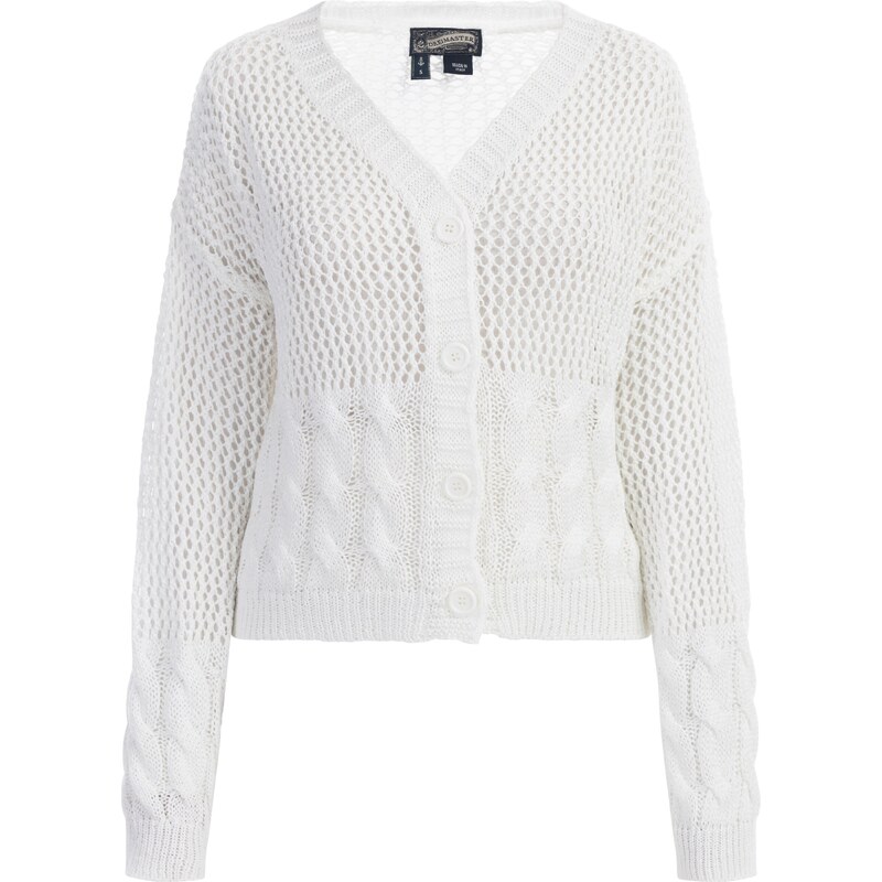 DreiMaster Vintage Kardigán biela ako vlna 54246511