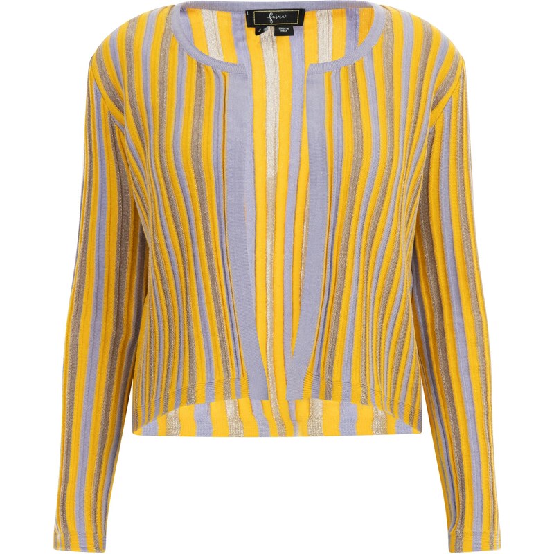 faina Kardigán žltá / zlatá / levanduľová 54246521