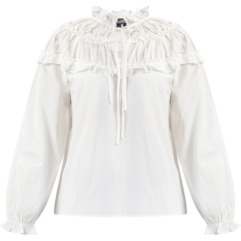 DreiMaster Vintage Blúzka biela ako vlna 54247101