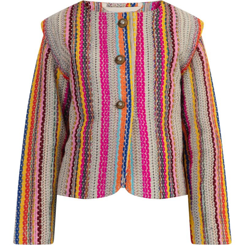 IZIA Prechodná bunda béžová / modrá / žltá / ružová 54247278