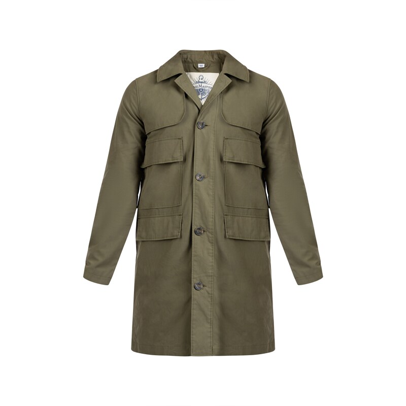 DreiMaster Vintage Prechodný kabát olivová 54247717