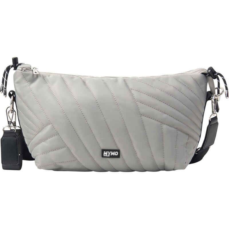 myMo ATHLSR Taška cez rameno dymovo šedá / čierna / biela 65791392
