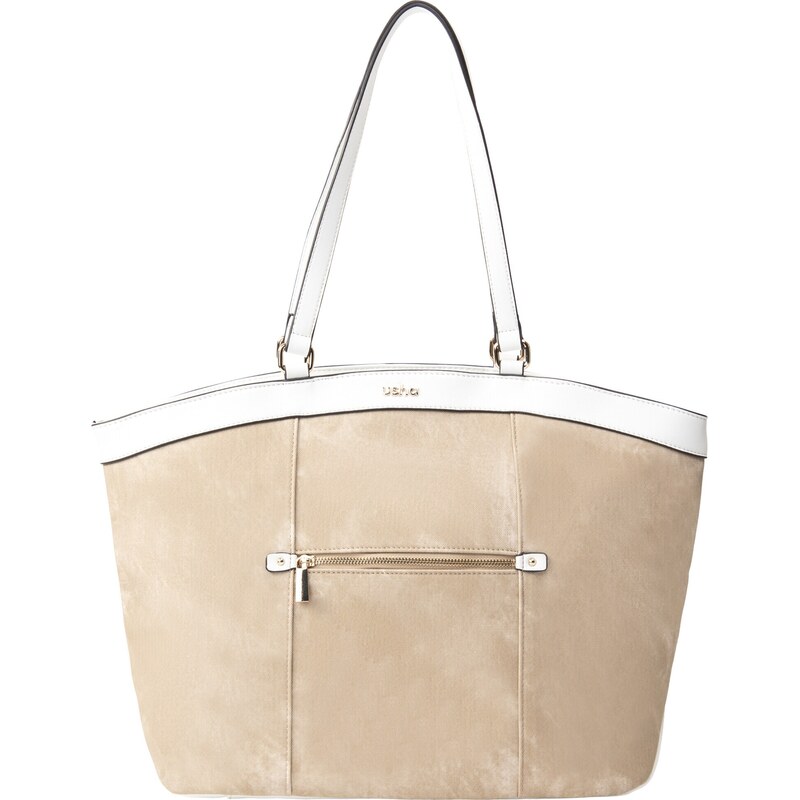 Usha Shopper tmavobéžová / biela 64424277